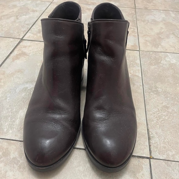 Cole Haan Women’s Hayes Flat Ankle Bootie in dark brown 9.5 - Picture 3 of 10